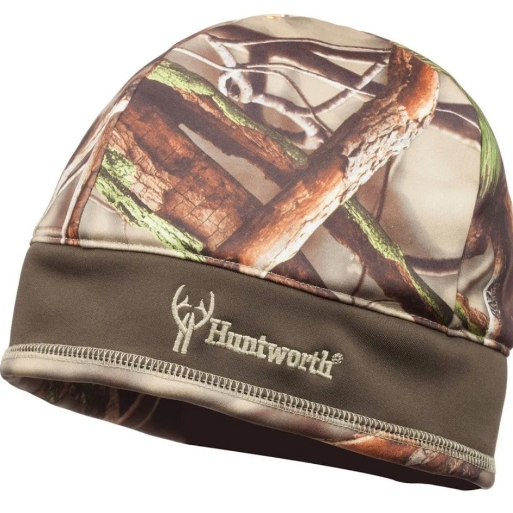 Huntworth Men's Performance Fleece Camo Beanie Cap Hat